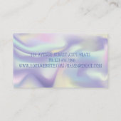 プロフェッショナルピンクフラミンゴ，ホログラフィック 名刺 (裏面)