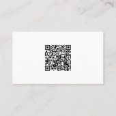 プロフェッショナルピンクフローラ背景カスタム写真 名刺 (裏面)