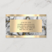 プロフェッショナルファイナンス投資大理石金ゴールドVIP 名刺 (裏面)