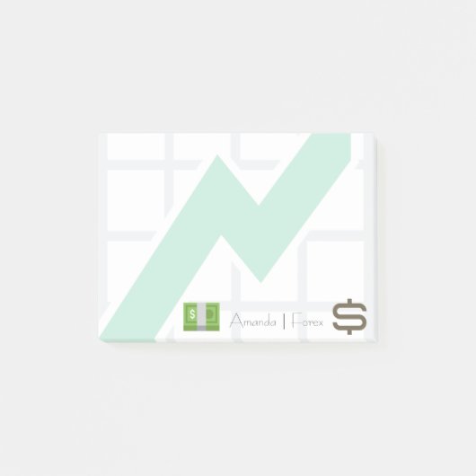 プロフェッショナルファイナンス絵文字 ポストイット (正面)