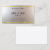 プロフェッショナルファッショナブルモダンデザイングラマー 名刺 (正面/裏面)