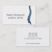 プロフェッショナルファミリーカイロプラクティックカイロプラクター 名刺 (正面/裏面)