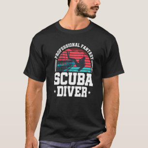 プロフェッショナルファンタジースクーバダイバーレトロヴィンテージディビジョン Tシャツ