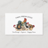 プロフェッショナルファーム生卵チキンエッグ 名刺 (正面)
