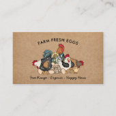 プロフェッショナルファーム生卵チキンエッグ 名刺 (正面)