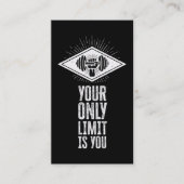 プロフェッショナルフィットネスとジムパーソナルトレーナー 名刺 (正面)