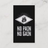 プロフェッショナルフィットネス健康および栄養トレーナー 名刺 (正面)