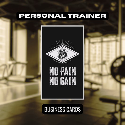 プロフェッショナルフィットネス健康および栄養トレーナー 名刺