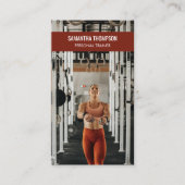 プロフェッショナルフィットネス写真ソーシャルメディア影響者 名刺 (正面)