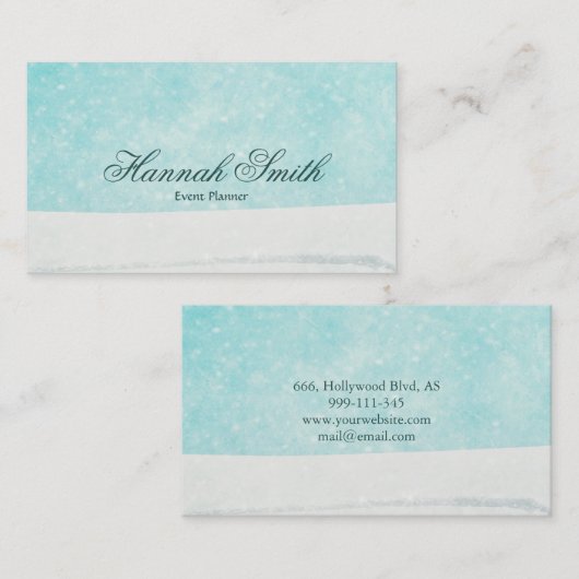 プロフェッショナルフェイクグラマモダンラエレガントス平野b 名刺 (正面/裏面)