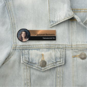 プロフェッショナルフェイク金属銅カスタム写真 名札 (インサイチュ)