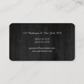 プロフェッショナルフェミニンモノグラモダンム最小主義 名刺 (裏面)