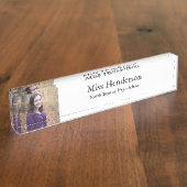 プロフェッショナルフォトクラスルーム先生 デスクネームプレート (側面)