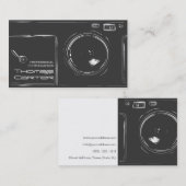 プロフェッショナルフォトグラファーのデジタルフォトカード 名刺 (正面/裏面)