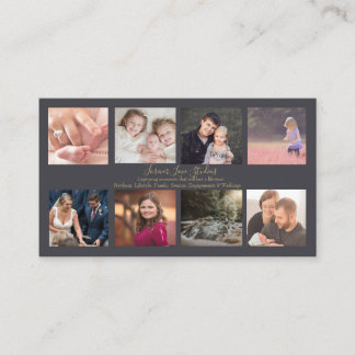 プロフェッショナルフォトグラファーダーク- 8フォトデザイン 名刺