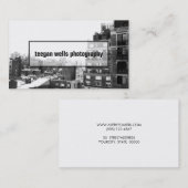 プロフェッショナルフォトグラファー写真カード 名刺 (正面/裏面)