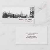 プロフェッショナルフォトグラファー写真挿入写真 名刺 (正面/裏面)