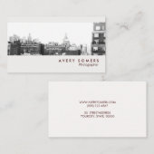 プロフェッショナルフォトグラファー写真挿入写真 名刺 (正面/裏面)