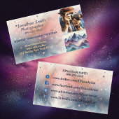 プロフェッショナルフォトグラファーCamera Sceneパステルピンク 名刺