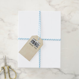 プロフェッショナルフォトグラファーCamera Thank You ギフトタグ