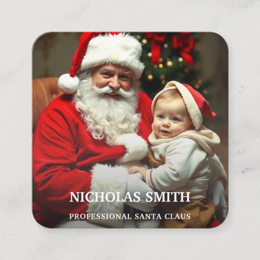 プロフェッショナルフォトサンタクロース コーリングカード (正面)