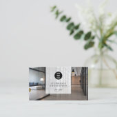 プロフェッショナルフォトソーシャルメディアQRコードロゴ 名刺 (スタンド正面)