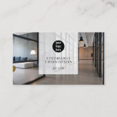 プロフェッショナルフォトソーシャルメディアQRコードロゴ 名刺 (正面)