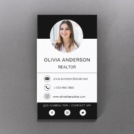 プロフェッショナルフォトブラック名刺 名刺