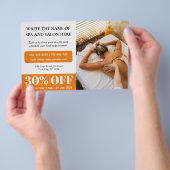 プロフェッショナルフォトマッサージセラピスト割引 チラシ (ハンドル)