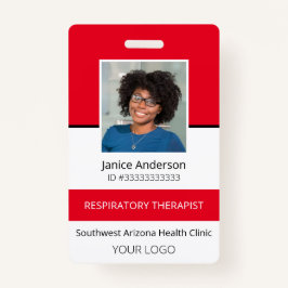 プロフェッショナルフォトレッド従業員IDバッジ バッジ