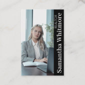 プロフェッショナルフォト不動産仲介業者実在不動産 名刺 (正面)