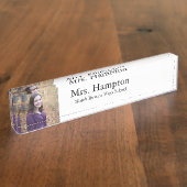 プロフェッショナルフォト先生 デスクネームプレート (側面)