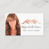 プロフェッショナルフォト実在エテートバラゴールドフォイル 名刺 (正面)