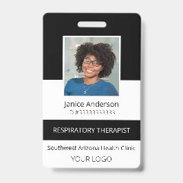 プロフェッショナルフォト従業員ブラックIDバッジ バッジ