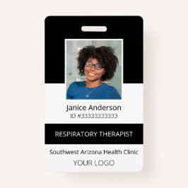 プロフェッショナルフォト従業員ブラックIDバッジ バッジ