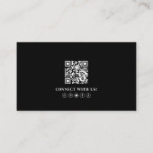 プロフェッショナルフォト ブラック 名刺 (裏面)
