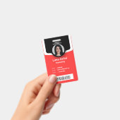 プロフェッショナルフォトIDバッジカスタマイズ – ロゴ付き バッジ (Handheld)