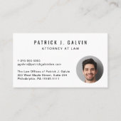 プロフェッショナルフォトQRコード 名刺 (正面)