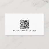 プロフェッショナルフォトQRコード 名刺 (裏面)