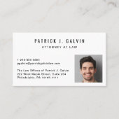 プロフェッショナルフォトQRコード 名刺 (正面)