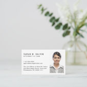 プロフェッショナルフォトQRコード 名刺 (スタンド正面)