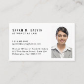 プロフェッショナルフォトQRコード 名刺 (正面)