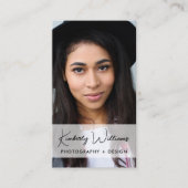 プロフェッショナルフォトQRコード 名刺 (正面)