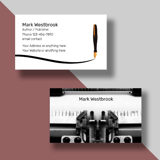 プロフェッショナルフリーランスのライター作家 名刺