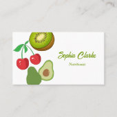 プロフェッショナルフルーツQRコードダイエット業者 名刺 (正面)