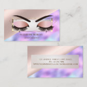 プロフェッショナルフレームバラ金ゴールドラッズホログラフィック 名刺 (正面/裏面)