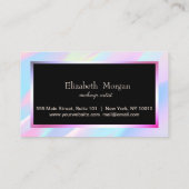 プロフェッショナルフレームホログラフィックロイヤリティカード ロイヤリティカード (裏面)