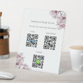 プロフェッショナルフローラスキャンから支払いビジネスサイン 台座サイン (インサイチュ)