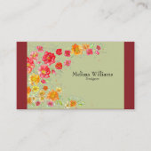 プロフェッショナルフローラロゴ 名刺 (正面)