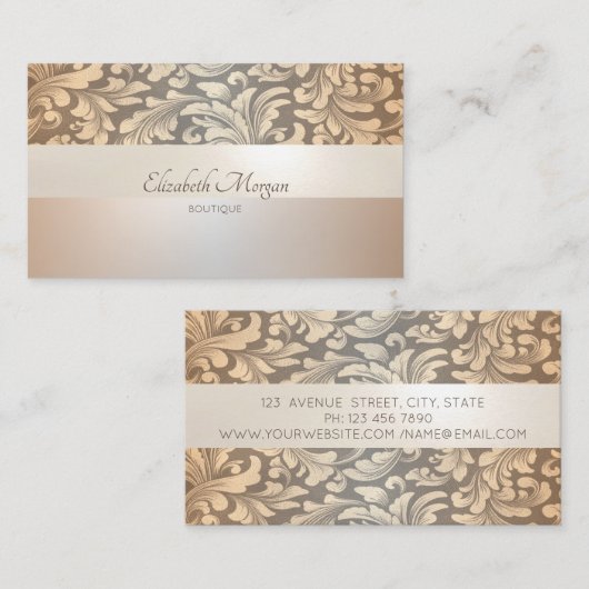 プロフェッショナルフローラ旋回 名刺 (正面/裏面)